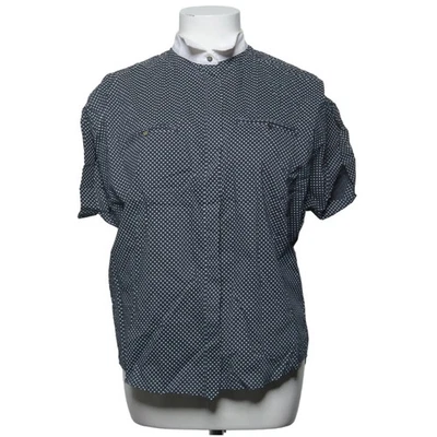 DAY Birger et Mikkelsen, chemise à manches courtes, taille : 36, bleu/blanc #OTF - Photo 1/4