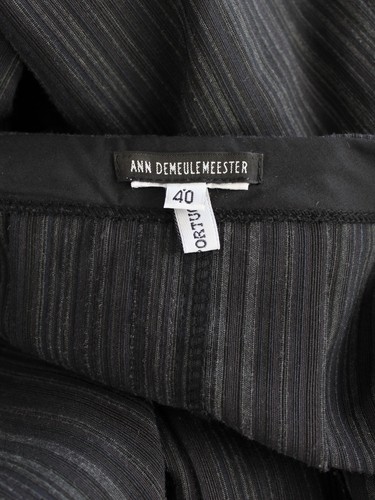 Pantalones Ann Demeulemeester Raros Vintage Volantes Pierna Ancha, Talla 36/38 - Imagen 7 de 8