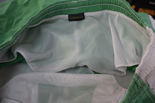 Napapijri Costume Shorts Sea Man Size L Men Swimsuit Vintage Casual Green - Picture 9 of 11