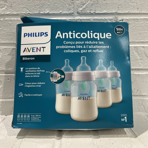 Avent Philips Baby Bottles Anti-Colic AirFree Vent 9oz BPA Free 3-pack NEW! Open - Picture 2 of 2