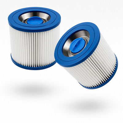 2x Ersatzfilter für Kärcher WD 3, WD 2, MV 3, MV 2   Rundfilter gegen Feinstaub