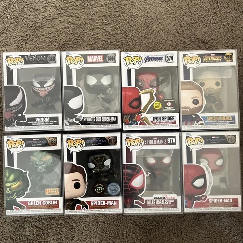 8 Funko Pops Marvel Bundle ￼