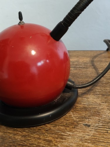 Lampe Satellite 1980 Multi Direktional aus Metall Lackiert Rot - Imagen 18 de 24