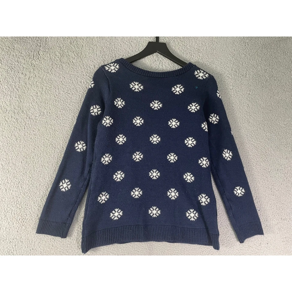 Suéter de Natal feminino Rue 21 renas iluminadas médio floco de neve feio - Imagem 4 de 4