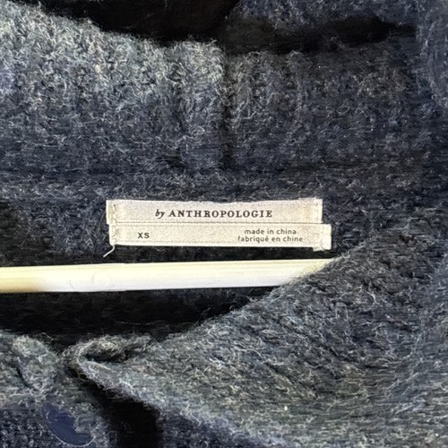 Cárdigan Anthropologie Corazón Con Capucha Suéter Botones Talla XS Azul Marino Para Mujer’s - Imagen 5 de 8