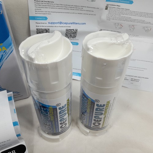 2 filtros de agua para refrigerador Ice Pure RWF5200A NUEVOS~ SELLADOS~. Envío gratis - Imagen 7 de 10