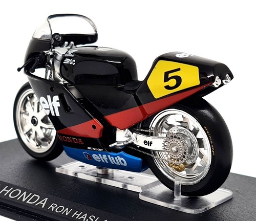 Deagostini 1/24 - Honda ELF-2 Rocket Ron Haslam 1985 Model Motorcycle - Picture 4 of 4
