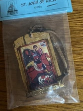 St. John Of Rila Icon. St. George2.5x1.5” Choose one or Bundle for deal