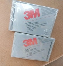 2 Sealed 3M DC 600A Data Cartridge Tapes 60 Mbytes 620 ft (189.0m) + 1 Not Seald
