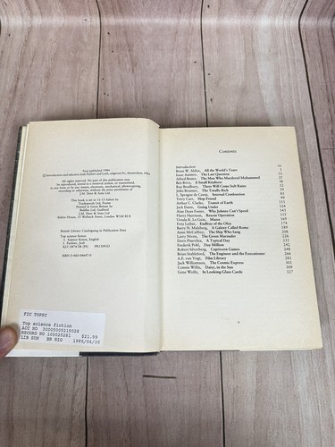 Top Science Fiction By Josh Pachter Hardcover Book 1st Edition 1984 RARE - Picture 9 of 11