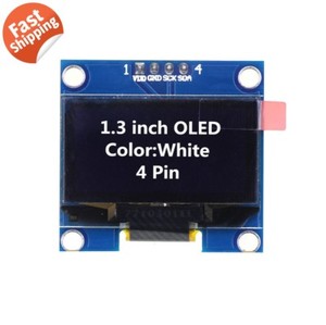 1-3-034-SSD1106-I2C-128X64-OLED-Display-Module-Board-For-Arduino-White-US-Seller
