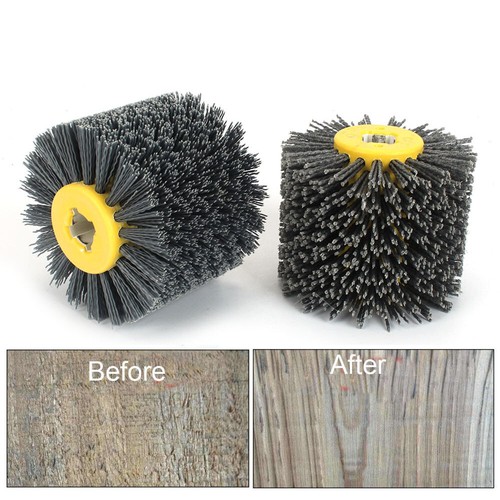 Nylon Wire Wheel Brush Discs Burnishing Grinding Polishing Tools 80-320 Grit - Picture 10 of 10