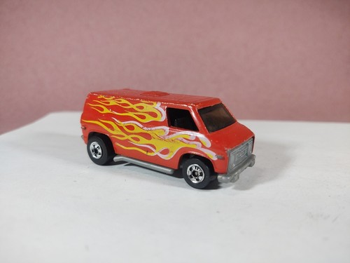 Hot Wheels Red Super Van with Orange Flames 1974 EXCELENTE ESTADO - Imagen 2 de 12