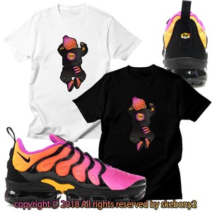 CUSTOM T SHIRT matching NIKE AIR VAPORMAX PLUS Sherbet AVP 1-47-7 | eBay