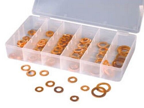 Atd Tools 359 Copper Washer Assortment, 100 pc.