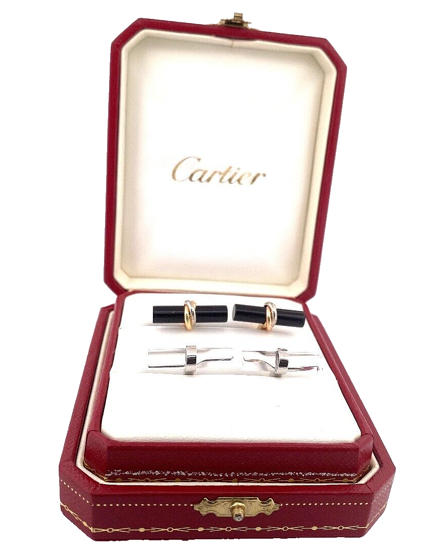 Cartier White Gold & Trinity Interchangeable Gemstone Baton