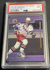 2001 WAYNE GRETZKY BAP SIGNATURE SERIES CERTIFIED 50 #C60 PSA 9 /50 POP 12