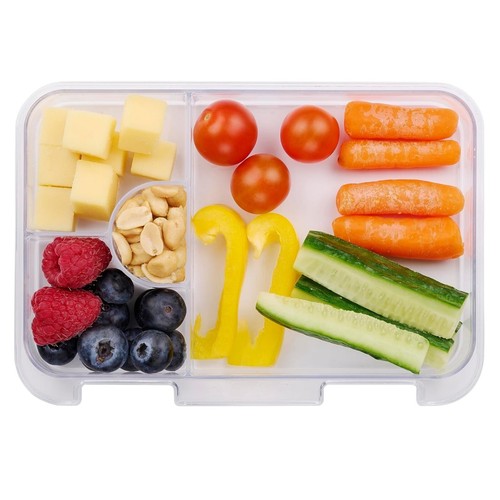 6 Compartment Lunch Box Kids Adults School Portable Food Container Storage Box - Picture 35 of 38