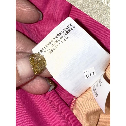 J. nuova con etichetta Costume da bagno Crew lungo busto increspato con volant pezzo unico rosa fucsia BP222 taglia 10 - Foto 10 di 14