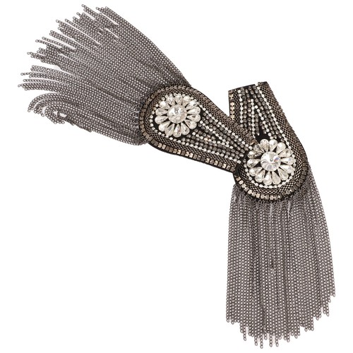 2 Piezas Adorno de Hombro Flecos de Metal Charreteras Traje de Halloween Accesorio - Imagen 32 de 46