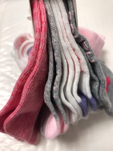 Girls Toddler ankle socks Hanes 10 pairs 2T-3T - Picture 3 of 5