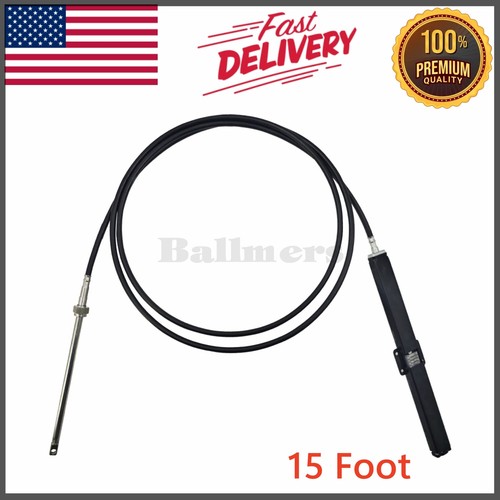 15 Foot Rack & Pinion Mechanical Steering Cable Teleflex For SSC13415 Marine