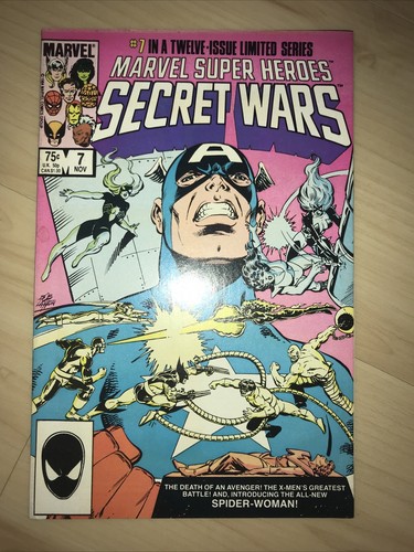 Marvel Super Heroes Secret Wars 7 1st Julia Carpenter Spider-woman ¡Nuevo sin leer! - Imagen 1 de 2