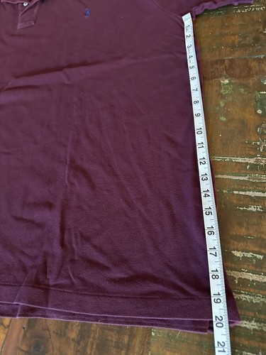 Polo Ralph Lauren Granate Malla Manga Corta Polo Talla 2XLT A Medida - Imagen 6 de 9