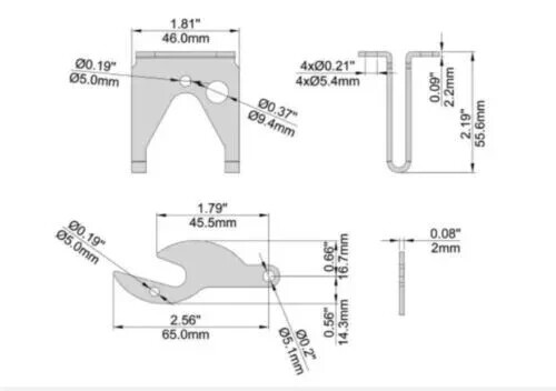 Everbilt Gate Tee Hinge Latch Set, Self Closing Double Swing in Antique Black - Picture 7 of 7