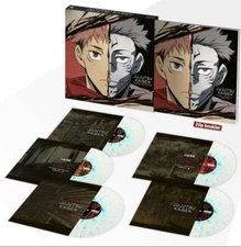 NEW SEALED JUJUTSU KAISEN ORIGINAL SOUNDTRACK 5 LP SPLATTER VINYL RECORD BOX SET