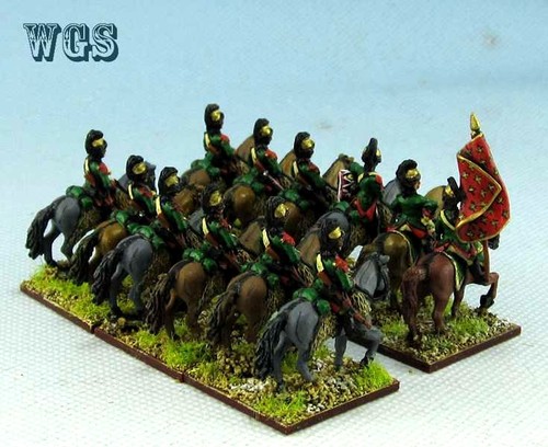 15mm SYW Siebenjähriger Krieg WGS bemalt französische Schomberg Dragoner FB4 - Bild 5 von 6