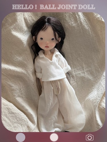 Muñeca 1/6 BJD SD articulaciones flexibles muñecas encantadora niña maquillaje facial ojos hágalo usted mismo juguete regalo - Imagen 7 de 13