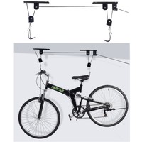 Bike Bicycle Lift Ceiling Mounted Hoist Storage Garage Hanger Pulley Rack on sale Bike Bicycle Lift Ceiling Mounted Hoist Storage Garage Hanger Pulley Rack on sale