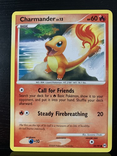 Pokémon TCG Charmander Arceus 59/99 Regular Common - Picture 1 of 2