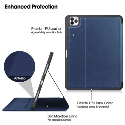For Apple iPad 9th 8th 7th Generation/Pro 11"/Air 11" M3 6 5 4 Stand Case Cover - Picture 17 of 63