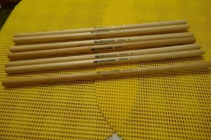 SUPERCUSSION TIMBALE STICKS - 3 PAIR & A SPARE - MADE IN USA - DURABLE