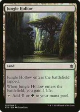 JUNGLE HOLLOW X 4 N/M- KHANS OF TARKIR MAGIC THE GATHERING