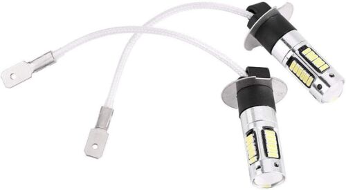2 AMPOLLETES H3 LED A 30 SMD LÁMPARA BLANCA EN XENÓN 6000K PARA ANTI NEBLINA 12V - Imagen 12 de 21