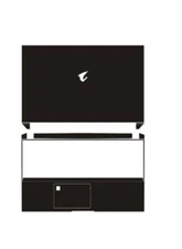 Carbon Vinyl Sticker Skin Decals Cover for Gigabyte AORUS 15G 15.6" 2020 Release