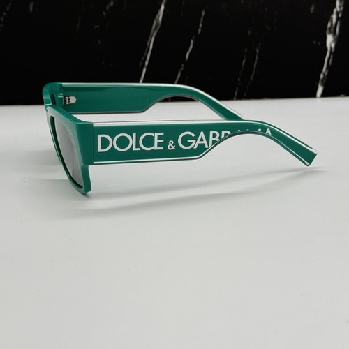 NEW DOLCE&GABBANA DG6184 3311/82 UNISEX SUNGLASSES DG6184 331182 GREEN EYEWEAR - Picture 5 of 9