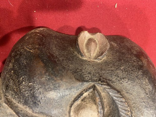 Afrikanischer Stamm Gesichtsmaske Holz handgeschnitzt Wand Dogon-?-Affe Maske - Bild 3 von 10