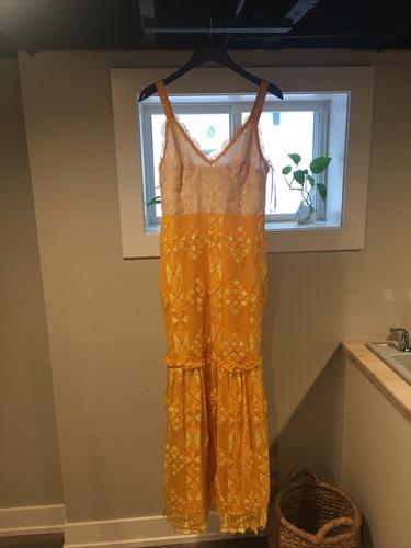 VESTIDO BRAVO Z Dorado Mujer Vestido Talla L 972 - Imagen 1 de 9