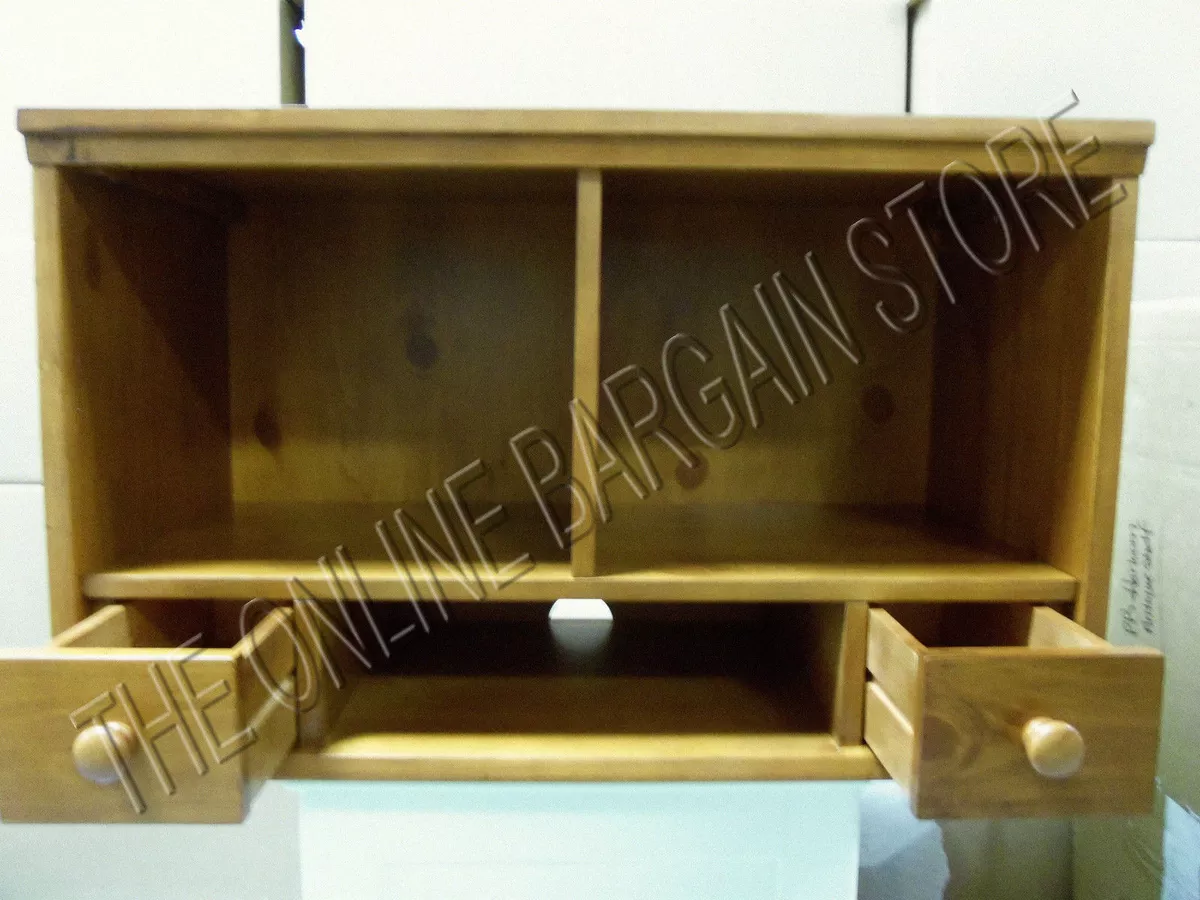 Pottery Barn Kids CAMERON Craft Play table hutch HONEY cabinet