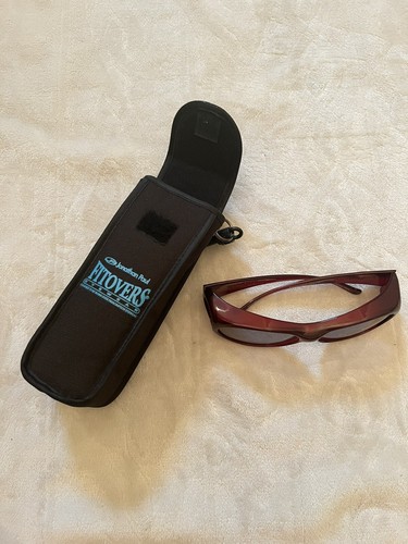 Jonathan Paul Polarized UV 400 Red Fitovers Sunglasses - Picture 1 of 10