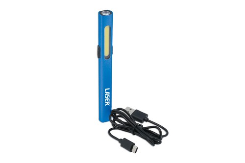 Linterna recargable de aluminio Lámpara Cob de 2W y antorcha LED de 2W Carga USB - Imagen 8 de 8