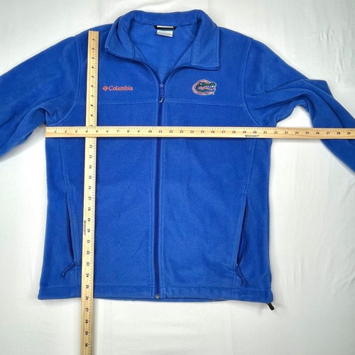 Florida Gators Shirt Mens Medium Blue Columbia NCAA Fleece Jacket Full Zip SEC - Picture 3 of 18