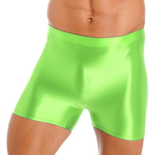 Mens Mid Waist Shorts Glossy Sports Bottoms Swimsuit Swim Trunk Swimming AU - Picture 54 of 97