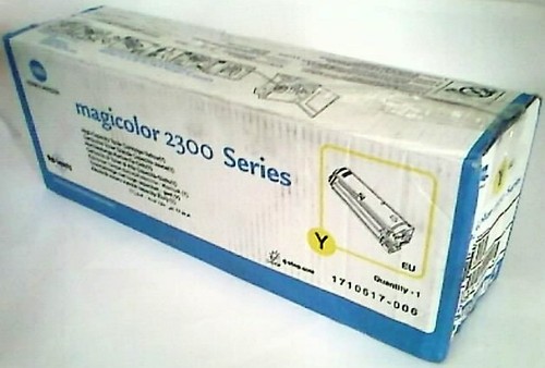 1710517-006 High Capacity Original Konica Magicolour 2300 Cartridge YELLOW - Picture 1 of 1