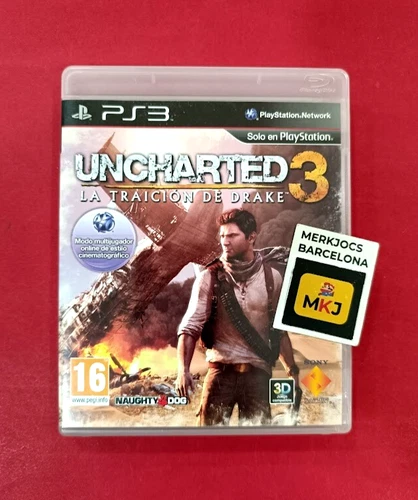 Uncharted 3: La traición de Drake - PLAYSTATION 3 - PS3 - USADO - BUEN ESTADO