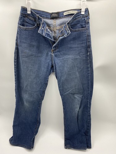 NYDJ Sheri Slim Straight Leg Jeans 